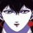 Pixelated anime-style character with short dark hair and red earrings, next to black background with white text reading 'AnimeIM' and 'COM' in stylized fonts.