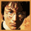 Pixelated of three character portraits above two text with 'Harry Potter' and 'and the chamber of secrets' in orange font on black background