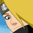 Three pixelated anime-style character with yellow hair and headbands, each with distinct expressions, above colored text blocks reading VOTE FOR ME