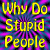 Yellow text on a purple and blue radial gradient background with a gray rectangle in the bottom right corner.