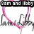 Animated pink heart outline with handwritten text, displaying changing text overlays across frames.