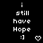 Pixelated text and symbols on black background with heart icons, arranged in repeating pattern