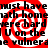 Red and white spiral pattern with black text repeating 'must have math homework U on the vulnerae' in a pixelated font.