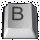Two side-by-side pixelated icons with a large gray 'B' on light gray backgrounds, framed by dark blue dotted borders.
