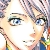 Pixelated close-up of two stylized faces with blue eyes, brown eyebrows, and light skin tones, rendered in a low-resolution digital art style.