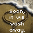 A beach scene with a heart drawn in sand, showing text changes across frames.
