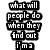 Black and white pixelated text fragments arranged in a , with phrases like "what will people do when they find out i'm a" and "JESUS FREAK" visible