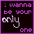 A 4x4 grid of animated frames showing a pixelated text-based buddy icon with changing letter colors and outlines on a dark background.