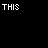 Black background with white pixelated text reading THIS, IS, MY, ICON, and WOOHOO! arranged around a gray rectangle.