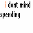 Animated text sequence showing 'i dont mind spending everyday out on your corner in the pouring rain' with color and spacing variations across frames.