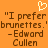 A static contact sheet of two identical orange buddy icons featuring brown text quotes and a white pixelated heart symbol above the text.
