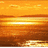 Pixelated sunset scene with golden-orange sky and water reflection, paired with pixelated text reading 'you are my fairytale' on white background.