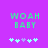 Pixelated text 'WOAH BABY' in green on purple background with light blue and lavender heart symbols below, two identical frames side-by-side.