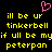 A static pixel art image with yellow text on a black background, featuring a pink heart symbol above the text.