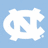 Six distinct visual states of a North Carolina-themed icon set displayed in two on light blue and white backgrounds