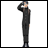 Pixelated figure in dark clothing saluting against white background, with black displaying 'AnimeIM' and 'COM' text on right