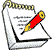 A spiral-bound notepad with a red and gold pen resting on its pages, displayed in six variations showing different page text content.