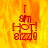 A pixelated icon with red text on a yellow-orange gradient background, showing 'I am HOT! 8zzz8' in blocky font.