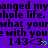 Purple background with repeated black text and green heart symbols, showing animation changes in heart symbols.