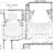 A pixelated grayscale image of a building facade with visible structural lines and partial architectural details.