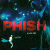 A 50x50 pixel animated buddy icon featuring a split design with blue cosmic background on the left and green text on the right, displaying "PHISH" in red and "OriginalIcons.com" in green.