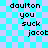 Pixelated text on a checkered background with repeated phrases and partial names.