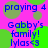 A static digital image with a bright pink background and green circular shapes, displaying repeated text in blue pixelated font.