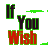 Pixelated text in green, dark brown, and red on a gray background reads "If You Wish Then You Will Win" with "You-Will Wonder" above it.