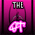 A pink neon-style sign with the words THE OVEN TOASTER displayed in white block letters above a glowing 'OT' symbol on a dark background.