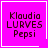 Four identical pink square with white borders display text and small symbols