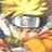 Pixelated static image of a character with spiky yellow hair, blue headband, and orange clothing against blurred background.