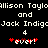 Pixelated text displays names, numbers, and symbols on a black background with red heart accents.