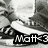 Pixelated grayscale image of a figure in motion with text reading 'Matt 33' at the bottom.