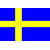 Static 50x50 pixel icon of a blue flag with yellow cross, displayed on gray background.