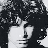 Black-and-white animated contact sheet of Jim Morrison with curly hair, displayed in a 3x3 grid layout showing sequential frames from an AIM buddy icon animation.