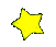 Six star-shaped icons in yellow, white, red, pink, green, and cyan arranged in two on a gray background