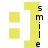 Yellow smiley face with black text reading 'smile because it could be much worse <3' on white background, partially cropped on right.