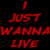 A split-screen image with red text on the left and a pixelated cartoon character on the right against a black background.