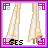 Pixel art of nine buddy icons featuring a character with curly brown hair, white pants, and purple accents; text 'simply sweet' appears in pink on lower