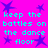 Bright pink background with cyan text reading 'keep the battles on the dance floor' and purple star shapes scattered throughout.