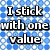 Blue and white pixelated background with bold black-outlined text reading "I stick with one SISTERS value BEFORE MISTERS" in four lines.