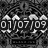 Black-and-white pixelated icon with AC/DC and BLACK ICE text, date stamp 01/07/09, repeating pattern background.