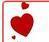 A static icon featuring a large red heart with smaller hearts above and below it, set against a light pastel background with pink borders.