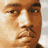 A contact sheet of seven 48x48 pixel frames showing a static image with three distinct panels featuring Kanye West's face and text variants, arranged in a 3x3 grid layout with gray transparency background.