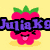 Pixelated fruit and star icons with text overlays on yellow and blue backgrounds.