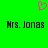 Green background with pink pixelated heart above two identical black text labels reading Mrs. Jonas.