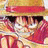 Pixelated anime character with straw hat and red scarf, black background with white text 'Anime IM' and 'c0m'