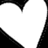 Black and white pixelated heart shape with text reading "It's Funny How A Heart Is Just 2 Tears Upside Down" in four quadrants.