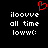 Red pixelated heart symbol above white text on black background, with identical text blocks on left and right sides.