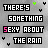 Pixelated text displays 'THERE'S SOMETHING SEXY ABOUT THE RAIN' with animated color changes on the word 'SEXY', set against a gray background with small decorative symbols.